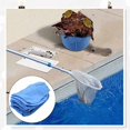 thumbnail image 2 of Calcetines para piscina, 10 unidades, nailon elástico duradero, color azul, para cesta, filtros de red, hojas, polen, insectos, tela para skimmer que puede atrapar polen y pelo Rojo Verde, 2 of 5