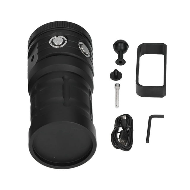 Linternas recargables de carga USB, 5 niveles, IPX4 impermeable, amplio rango de iluminación, linterna de mano para el hogar, linterna de buceo LED COB, linterna subacuática impermeable de 100