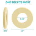 thumbnail image 3 of Promifun Callus Cushions for Bottom of Foot - Round Foam Padding with Water-Resistant Self-Stick Adhesive -Corn Cushions for Toes and Feet, Reduce Pain, Pressure Friction from Shoes (Beige, 64 Count), 3 of 8