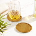 thumbnail image 4 of Posavasos para bebidas LIUYMXG rústicos de granja para mesa de madera, 4 of 5