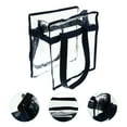 thumbnail image 3 of Miangastore Makeup Bag Blue Transparent 1Set 12.58x11.79x6.29 In, 3 of 8