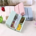 thumbnail image 3 of Foldable 7 Days Pill Case A Week Pill Box Tablet Storage Case Container , C7V0, 3 of 9