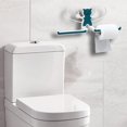 thumbnail image 1 of Toallero, soporte para diadema de pared, montaje en pared, multifuncional, duradero, organizador de almacenamiento, soporte para toallas de papel para azul Soledad Estante de almacenamiento para perchas, 1 of 9