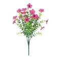thumbnail image 2 of Faux Flower Bouquet, Artificial Floral Greenery for Home & Outdoor, Fuchsia Decor with Realistic Petals, Living Room Patio Garden Balcony - 1PC, 2 of 3