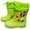 Green, variant on Boys Girls Rain Boots Mid Calf Dinosaur Design Kids Boots Daily Wear School Outdoor Play Comfortable Non-Slip Sole Rain Boots
