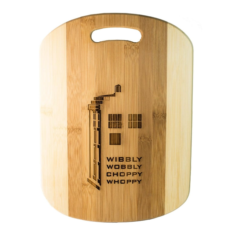 Wibbly Wobbly Choppy Whoppy Cutting Board 14''x9.5''x.5'' Bamboo Wibbly Wobbly Choppy Whoppy Cutting Board 14''x9.5''x.5'' Bamboo