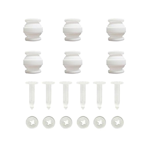 Ysyqkn 6 Pcs Damping Bumper Rubber Ball w/ Anti-drop Pins for DJI Phantom 3 Gimbal