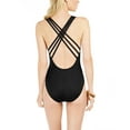 thumbnail image 3 of La Blanca Women's Cross Back One Piece Swimsuit Black Size 6, 3 of 3