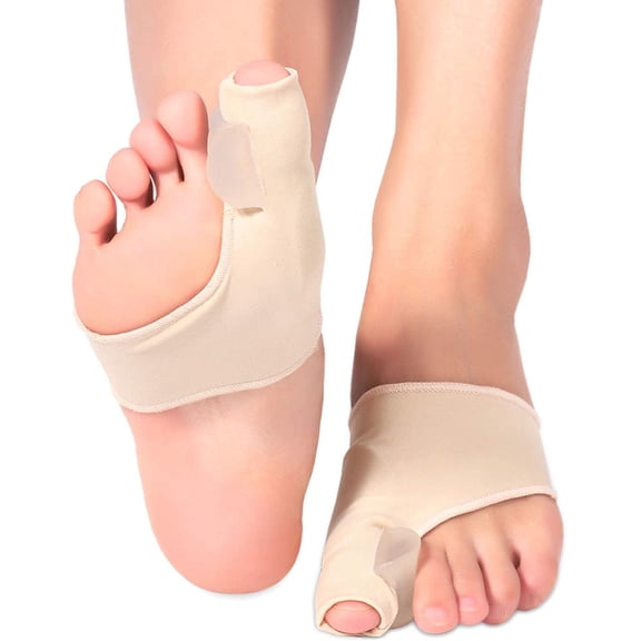 Bunion Corrector - Bunion Relief Sleeves Bunion Pads Brace Cushion for Women Toe Straightener with Gel Toe Separator, Spacer, Straightener & Spreader – Hallux Valgus Relief Big Toe Alignment