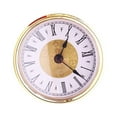 thumbnail image 2 of ruzhgo 3.15 inch Mini Quartz Clock diy repair wall Insert Roman Clock Insert 80mm Numbers Quartz Movement Gold Rim, 2 of 9