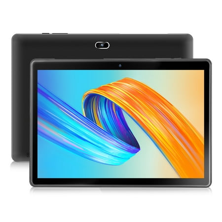 qunyiCO Tablet Y10(10.1"), 32GB Wi-Fi Tablet, 2MP+8MP Camera, 1280x800 IPS, 5000mAh, Black