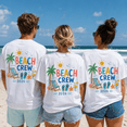 thumbnail image 2 of Custom Beach Crew Shirt, Personalized Family Vacation Tee, Matching Beach Trip Outfit, Summer Travel Shirt, Family Holiday Gift, 2 of 6