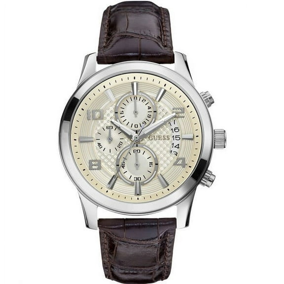 Guess Men's Exec Brown Analog Watch W0076G2