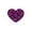 Purple, variant on Nkmbld Silicone Baking Cups Diy Heart Shaped Chocolate Baking Pan Valentine's Day Handmade Baking Tools for Cake Decoration