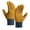 Yellow, variant on Unisex Two-Tone Waffle Knit Touch Screen Winter Gloves Thermal Gloves for Driving Cycling Daily Outdoor Sports Blue One Size