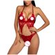 thumbnail image 5 of Lencería sexy de encaje para mujer, pijama, lencería erótica, lencería sexy dividida Fridja nalpqowj41283, 5 of 5