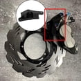 thumbnail image 3 of Adaptateur de support d'étrier de moto pour roue avant, compatible avec Vespa Sprint Primavera LX LXV S 150 2020, noir, 3 of 4
