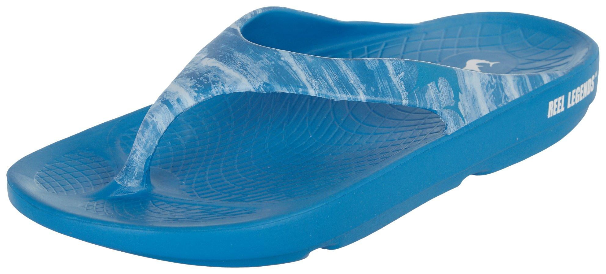 reel legends mens flip flops
