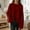 Red, variant on Slouchy Fall Sweaters for Women Black Crew Neck Sweater Pullover Baggy Solid Knit Shirt Shirt for Women L
