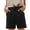 Black, variant on Vedolay Plus Size Shorts Womens Perfectly Shaping Hyper Stretch Bermuda Shorts,AG XL
