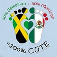 thumbnail image 2 of CafePress - Jamaican Mexican Baby Body Suit - Baby Light Bodysuit, Size Newborn - 24 Months, 2 of 4