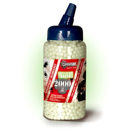 Crosman Airsoft Glow-in-the-Dark Tracers, 2,000 Ct.