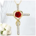 thumbnail image 2 of Collar Cruz/Rosa Infinita High Monaco RoseGrace03 1Pza Oro MXOEG-001, 2 of 5