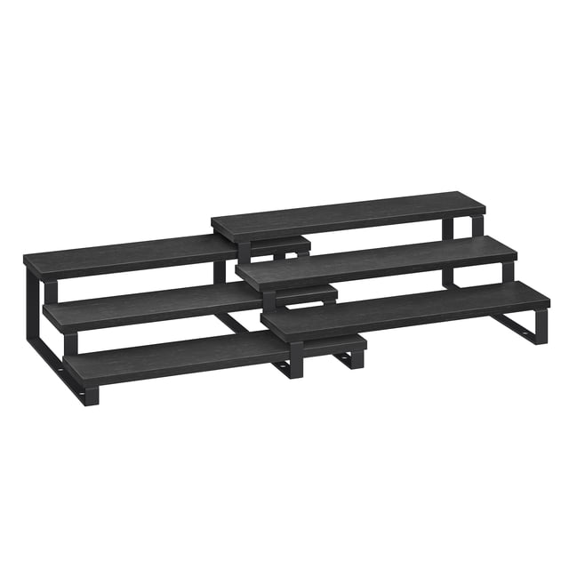 Organizador Estante SONGMICS UKCS116B01 Juego de 2 Soportes de 3 Niveles en Madera y Metal