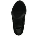 thumbnail image 6 of Journee Womens Leona Inside Zip Block Heel Booties, Widths Available, 6 of 10