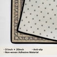 thumbnail image 3 of Washable Vintage Kitchen Mat 31"x20" Non Slip Soft Plush Low Profile Kitchen Rug, Distressed Medallion Oriental Style Sink Mat for Laundry Room Bedroom Office, 3 of 6