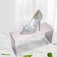 thumbnail image 3 of Expositor de zapatos, organizador de zapatos, estante para bolsas de zapatos, estante moderno de acero inoxidable Plata Alta, 3 of 8
