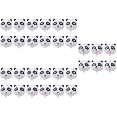 WORGEOUS 5 Pack Giant Panda Foil Balloons Balloon Arch Kit Cute Design for Baby and Dad