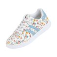 thumbnail image 3 of Willtoo Women's Floral Sneakers Lace Up Casual Board Shoes, 3 of 5