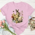 thumbnail image 4 of Xuyuer Easter Bunny Shirt for Women Cute Rabbit Graphic T Shirt Funny Short Sleeve Happy Easter Tee Tops Women's Round Neck Short Sleeve Easter Casual T-shirt, 4 of 4