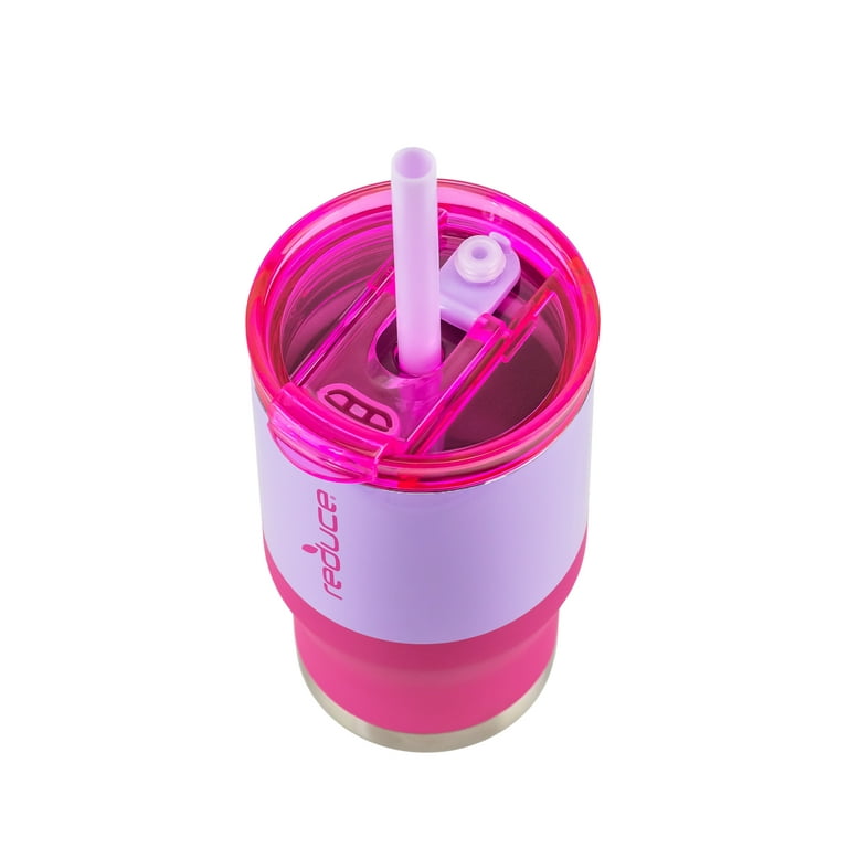 Reduce Coldee Vacuum Insulated Tumbler Kids 14oz Pink w/ Purple Accent