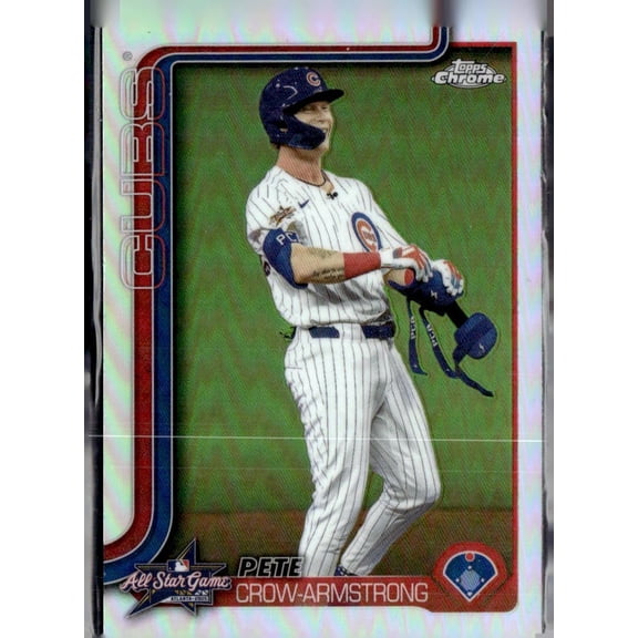 2025 Topps Chrome All-Star Game Creds Pete Crow-Armstrong ASGC-17 Baseball Card Chicago Cubs Chicago Cubs MLB Baseball Trading Card
