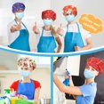 thumbnail image 4 of Gorros exfoliantes navideños con botones de Hat Jadive, 6 unidades, 4 of 6
