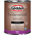 thumbnail image 3 of Glidden Fundamentals Exterior Paint Ash / White, Satin, 1 Quart, 3 of 8