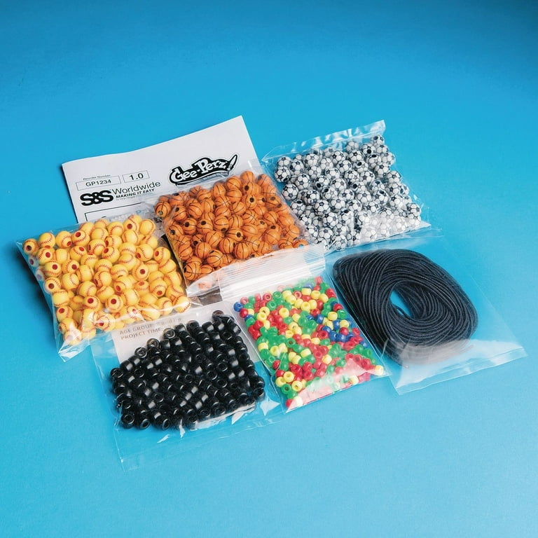 Sports Bead Bracelet Craft Kit (Pack of 12) 