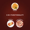 thumbnail image 6 of Ninja 4-Qt Air Fryer, 3 Functions, Air Fry, Reheat, and Dehydrate, Dishwasher Safe, Non-Stick, AF100WM Black, 6 of 8