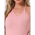 thumbnail image 5 of DARING DIVA Cami Pajamas Lace Trim V Neck 2 Pieces Sleepwear S Pink, 5 of 6