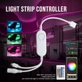 thumbnail image 3 of DC5V~ IR+WiFi RGB Controller LED Strip Light Controller Wireless Smart Strip Light Controller Voice Control Compatible with Home & for Tuya/SmartLife APP Control, 3 of 7