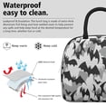 thumbnail image 3 of Womens Black and Gray Halloween Bats Lunch Box for Work,Insulated Lunch Bag for Women,Loncheras Para Mujer,Leakproof Adult Lunch Bag for Work,Beach,Travel,Picnic,Camping, 3 of 7