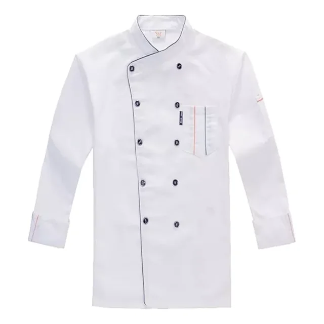 Filipina Chef Transpirable Suaveusable Manga Largas Uniforme
