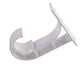 thumbnail image 3 of Naiovety 10 Uds. Soporte suspendido de techo montado en la parte varilla romana soporte único Base soporte accesorios de cortina Tratamientos de ventanas Blanco, 3 of 5