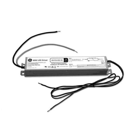 GE Immersion LED Refrigerated Display Lighting GELP24-60U-GL LED Driver 24v/60 watt LED driver (93027034)
