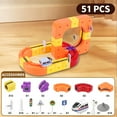 thumbnail image 2 of HUISZJ Electric Train Toys Set, Anti-gravity High-Speed ​​Rail Track Train, Modular 3D Clip-Fit Design for Birthday Party Gift (51PCS), 2 of 10