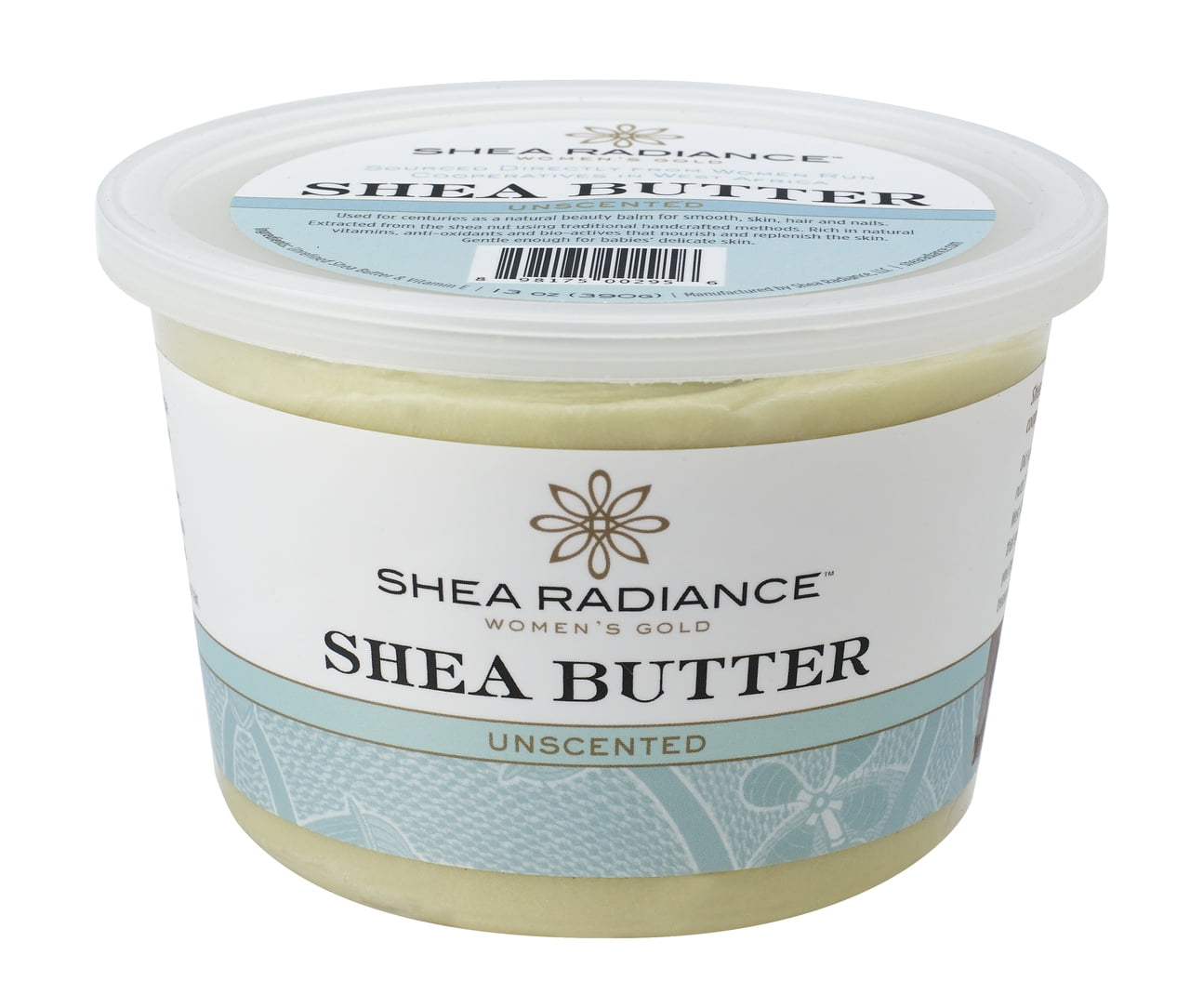 Shea Radiance Shea Butter, Unscented 14 OZ