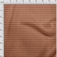 thumbnail image 4 of oneOone Silk Tabby Rust Brown Fabric Asian Ikat Craft Projects Decor Fabric Printed By The Yard 42 Inch Wide, 4 of 4