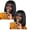 Black*2, variant on Short Straight Bob Wig with Bangs - Natural Black Glueless Wig, Full Machine Made, Breathable Cap, 10in Human Hair Look, Daily Wear Style, None Lace Front Wig, Christmas Halloween Gift for Women